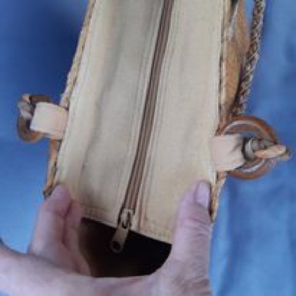 Cappelli Straworld Bag with Wooden Safari Charms - Picture 12 of 14